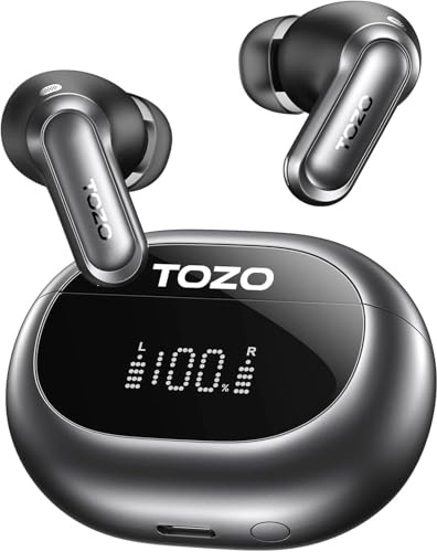 TOZO NC20 Auriculares Inalámbricos Bluetooth 6.0, Sonido LDAC Hi-Res