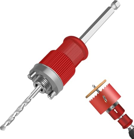Taglierina per fori per gesso: strumento per carotaggio di metalli, punta da trapano efficiente, affilata e regolabile, buon di posizionamento | Apri foro rapido per lavori di riparazione