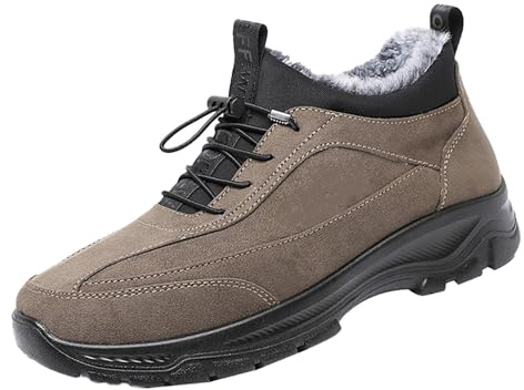 Generico scarpe invernali uomo Stivali Uomo Invernali Caldo Da Escursionismo Comodi Ed Eleganti Scarpe Classic Foderata Caldo Antiscivolo Neve impermeabili