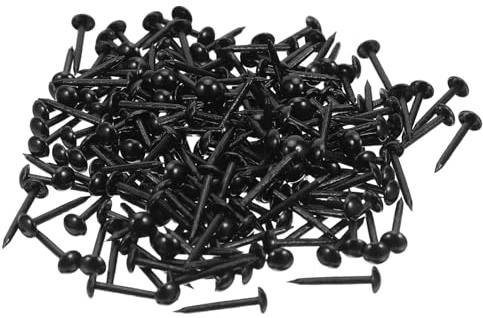 Mikikit 200pezzi Puntine Decorative Per Tappezzeria in Chiodi Testa Rotonda Per Mobili e Pareti Puntine Borchie Per Tappezzeria e Disegno Resistenti All Usura