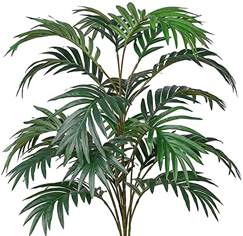 Buhdjfnke Hoja De Palma Arcistera-Artisterial Falsa Tropical Grande Hoja De Palma Planta Artística