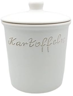 Keramik Kartoffeltopf XL 18 x 23,5 cm (weiß)