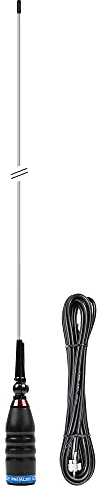 CB-Antenne PNI ML201 Schwarz, Länge 201cm, 26-28MHz, 1200W mit Neigung um 90 Grad