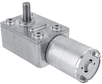 Gavigain Reversibler Schneckengetriebemotor mit hohem Drehmoment DC 12V Untersetzungsmotor (62RPM)