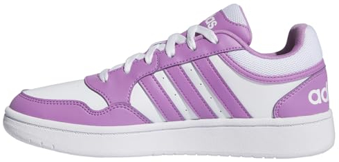adidas Donna Hoops 3.0 Shoes, Cloud White/Preloved Purple, 39 1/3 EU