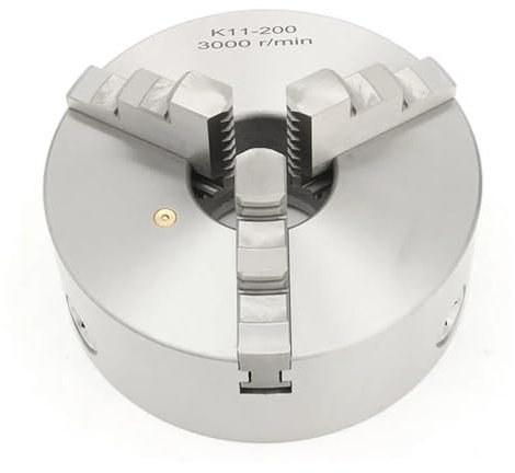 EVBELGBPZ K11-200 Mandril de Torno de 3 mordazas de 8 Pulgadas y 200 mm