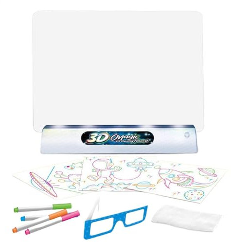 LED-Schreibtafel – Multifunktionale Maltafel, wiederverwendbare 3D-Magic-Maltafel für Kinder, , Mädchen, fluoreszierendes Zeichen-Schreibblock