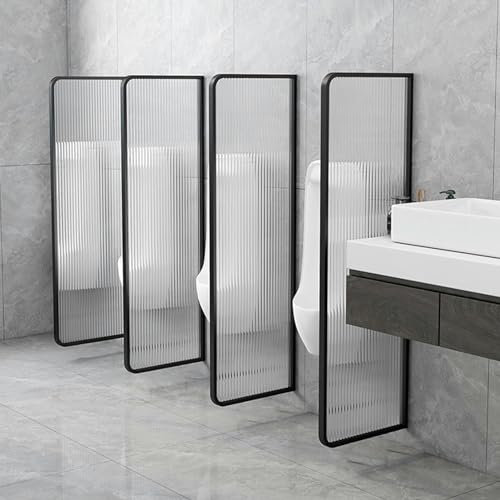 Urinal-Trennwand aus gehärtetem Glas für öffentliche Toiletten und Hotels