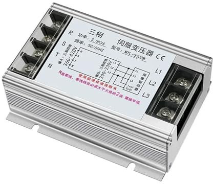 AMEHRU Transformateur d'isolement servo électronique triphasé 5,5KVA380 Transformateur 220 MYL-5500W