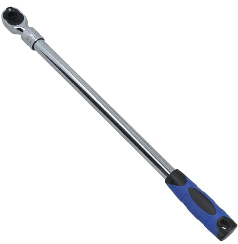 3/8in Drive Extendable Ratchet Socket Driver 460 – 610mm Quick Release 72 Teeth
