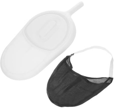 OATIPHO Tragbare Bettpfanne Mit Griff Ergonomische Patientenurinal Für Frauen Und Männer Nachttopf Mit Deckel Kompakt Und Reisefreundlich Für Ältere Und Bettlägerige Personen