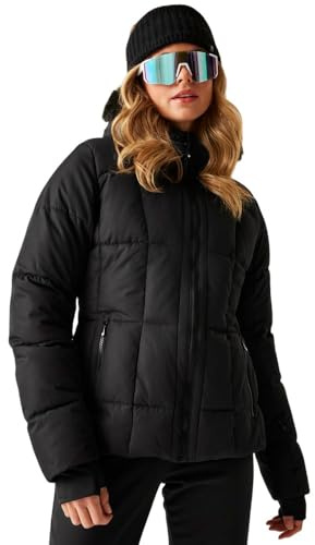 Dare2b Womens Glamorize Vi Ski Jacket, Black, 10 EU
