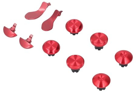 Acouto Thumbsticks Joystick-Paddel-Set, 6 Analoge Joysticks, 4 Paddel, Strukturierter Griff aus Edelstahl für Controller, Blau, Speziell Controller für PA, Thumbsticks-Paddel-Set, Joystick (#11)