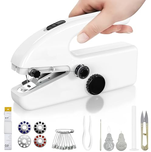 Mini machine à coudre manuelle sans fil pour débutants