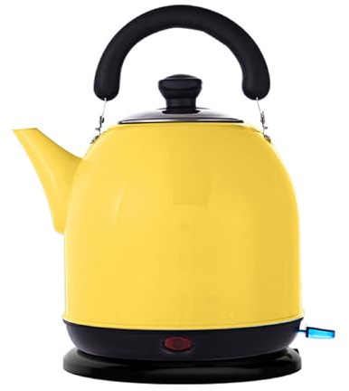 GOABXYEN Bollitore Elettrico a ebollizione Rapida, 5 Litri, 1500 Watt, bollitore Facile da Pulire, spegnimento Automatico e Protezione Contro l'ebollizione per Acqua Calda, tè o caffè | Base