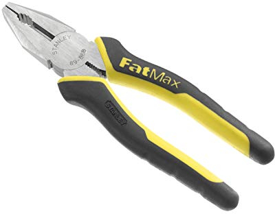 STANLEY Max Steel Comb Plier 200MM 089868 Black/Yellow