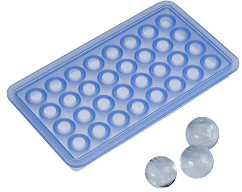 Lurch 10435, Cubitera con moldes con forma de esfera, 20 milímetros, Color Azul