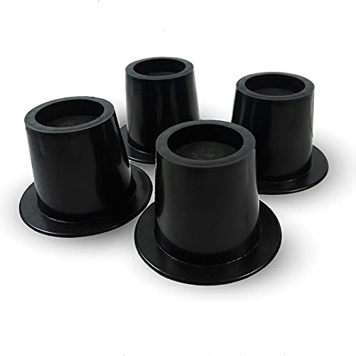 Mobiclinic, Möbelfüße gummi, Erhöhungskegel 10 cm, Gummifüße, Hygiene, Festigkeit, Europäische marke, Antirutsch füße, Zur erhöhung, Sicherheit, Pack 4 stücke, Schwarz