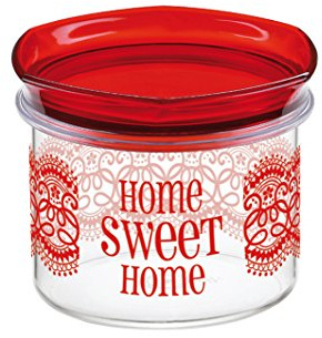 COSMOPLAST 2796107 Dose, Glas, rot