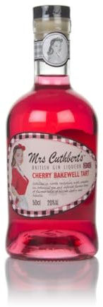 Mrs Cuthbert's Cherry Bakewell British Gin Liqueur, 50cl