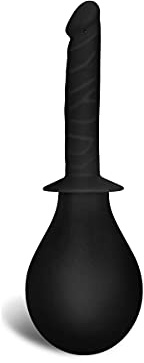 LoveToy Analdusche, Schwarz, Ø7,9x23,6 cm