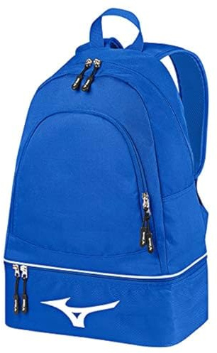 Mizuno ryggsäck team med skohållare för sport och fritid, Blu-royal, 49 cm X 34 cm x 20 cm, ledig