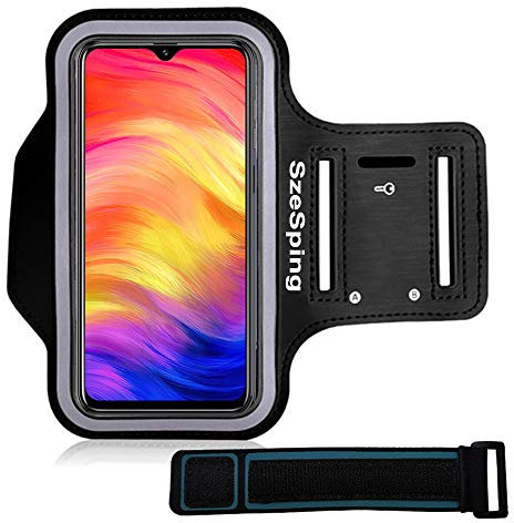 Fascia da Braccio Portacellulare per Xiaomi Mi 10 Lite 5G Redmi Note 9 Pro Samsung Galaxy A10 A21s A30s A50 A51 A71 S20 S9 Plus Cinturino Regolabile Sportive Custodia Correre con Supporto Chiave