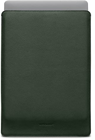 Woolnut Leder Sleeve Case Hülle Tasche für MacBook Pro 16 Zoll - Grün (M2021-2024, (M1/M2/M3/M4)