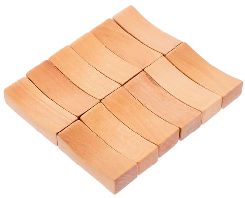 TOPBATHY Porte Baguettes Japonais En Bois 12 Pièces Repose-Couverts Portable Élégant Pour Cuisine Maison Support Cuillère Fourchette 1.81X0.63X0.55 Pouces