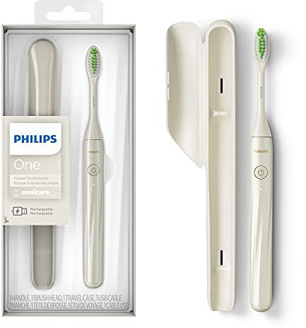 Philips One by Sonicare Rechargeable Toothbrush, White, HY1200/27