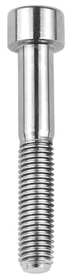 Boulons en alliage en titane M7 Vis de tête de stigmatisation, Argent, 43mm