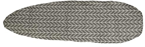 vhbw Bügeltischbezug Ersatz für Laurastar 5607804785, MyCover für Bügelbrett, Bügeltisch - Bügelbrettbezug Grau Weiß