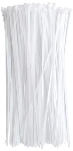 50 Stück Schnellbinder Mehrzweckbinder Universalbinder Pflanzenbinder Kabelbinder 270 mm lang, Farbe natur, öffnen und wiederverwendbar