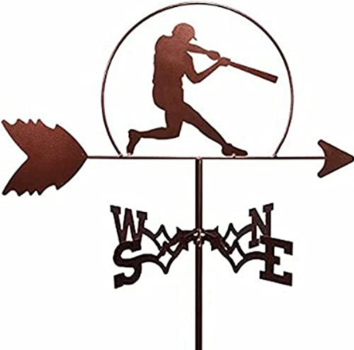 Sport Stil Baseball Golf, Metall Wind Mess Werkzeug Für Garten Dach Bauernhof Scheune Im Freien Dekorative Wind Anzeige