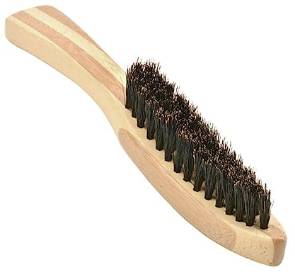 SAFIGLE Bartbürste Mit Holzgriff Und Bartkamm Aus Holz Für Bartpflege-accessoire Praktische Bartreinigungsbürste Für Zuhause Friseursalon Und Kosmetikstudio
