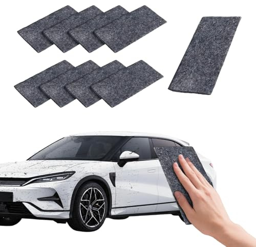 Nevoluxer 8 Stück Nano Sparkle Tuch nanosparkle Tuch original zur Auto Lackreparatur Kratzerentferner Auto gegen leichte Kratzer Nano Sparkle Cloth für Lackpflege & Autopflege