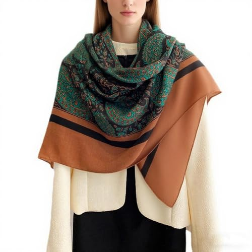 Myneiyi 51x51 Inch Large Square Scarf Multi-purpose Fashion Scarves Shawl Sarong Hair Wrapping Scarfs Neck Scarves for Women BA22-05