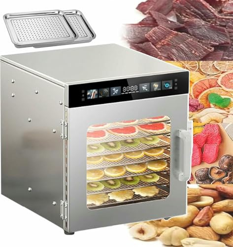 Electric Food Dehydrator for Fruits, Vegetables, Meat, and Herbs, 8-Layer Commercial Drying Machine for Homemade Jerky and Tea