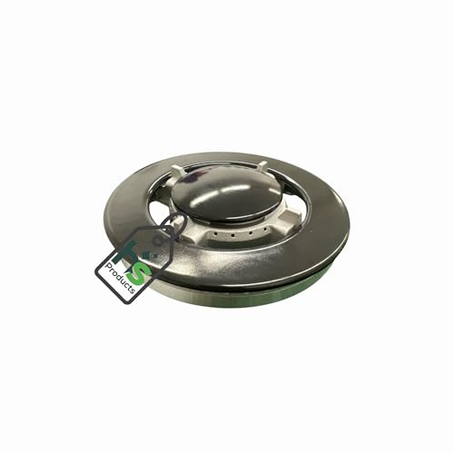Kit Ricambi Fornelli Gas Tripla Corona – Bruciatore Grande + Piattello per Piano Cottura | Ricambio Bruciatore a Gas Compatibile con Cucine Nardi, Ariston, Indesit, Hotpoint | Accessori Fornelli Alta