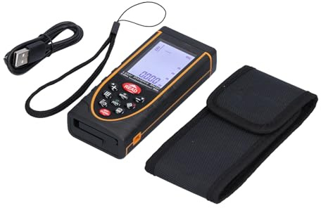 SNDWAY Telemetro da 2,4 pollici Misuratore di distanza a infrarossi ad alta precisione Piccolo portatile portatile per uso esterno