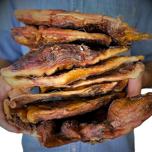 BREERs - Plaques de cuir chevelu de bœuf séché pour chien - 5 kg - Sans céréales - Produit à mâcher pour chien