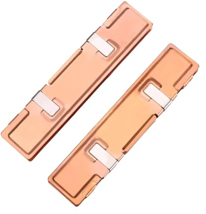 Tacdas 2 Pezzo Rame Puro RAM Dissipatore di Radiatore per RAM Memory Cooler Dissipatore di di Raffreddamento Desktop Memory Radiatore DDR2 DDR3 DDR4