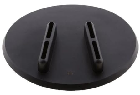 Kickstand Pad Motorrad-Seitenständer-Trittplatte Für Stützbein-Fußstützen-Verlängerungspolster Langlebige Schwarze Kunststoffbasis Seitenständer Verbreiterung