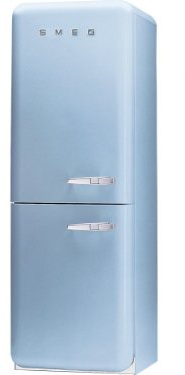 Smeg FAB32LAZN1 Libera 304L A++ Blu frigorifero con congelatore – Frigorifero (304 L, SN-T, 41 dB, 10 kg/24 h, A++, Blu)