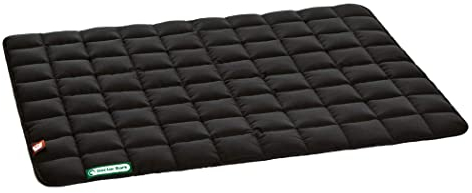 Doctor Bark Hundedecke – weiche, hochwertige Hundematte für größere Hunde, robuste Indoor-Outdoor Liegedecke, waschbar bis 95 °C (Gr. L, 100x80 cm, Schwarz)