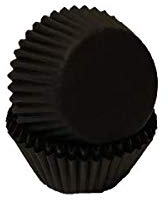 40 Mini Muffinförmchen, schwarz
