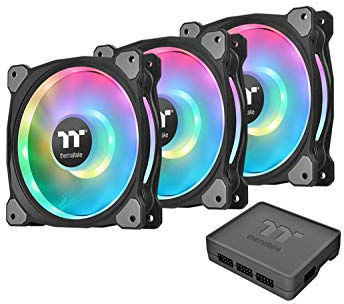 Thermaltake Riing Duo 12 RGB Radiator Fan 3 Pack Dual Riing