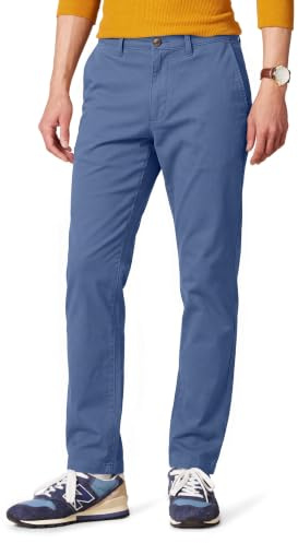 Amazon Essentials Men's Skinny-fit Casual Stretch Khaki Pant Pants, -Indigo, 34W x 29L