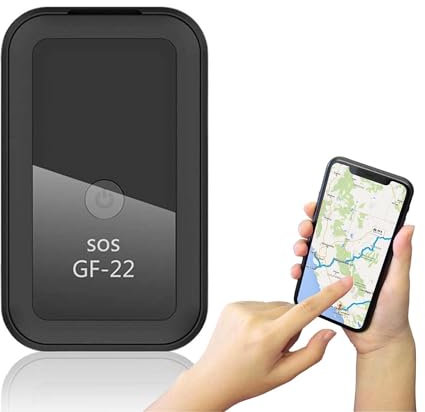 Feloyal Mini localisateur GPS 500 mAh anti-vol avec aimant et surveillance du temps réel WiFi pour voitures, motos et portefeuilles pour enfants pour iOS Android