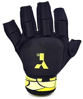 Y 1 Hockey, MK PRO Shell-Handschuh, Feldhockey-Handschuh, extra Schutz, verstärkter Kunststoffhandschuh, offenes Handflächen-Design, vollständiger Handschutz, Kinderhandschuhe, wie von internationalen